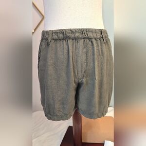 hinge Olive Pull-On Shorts